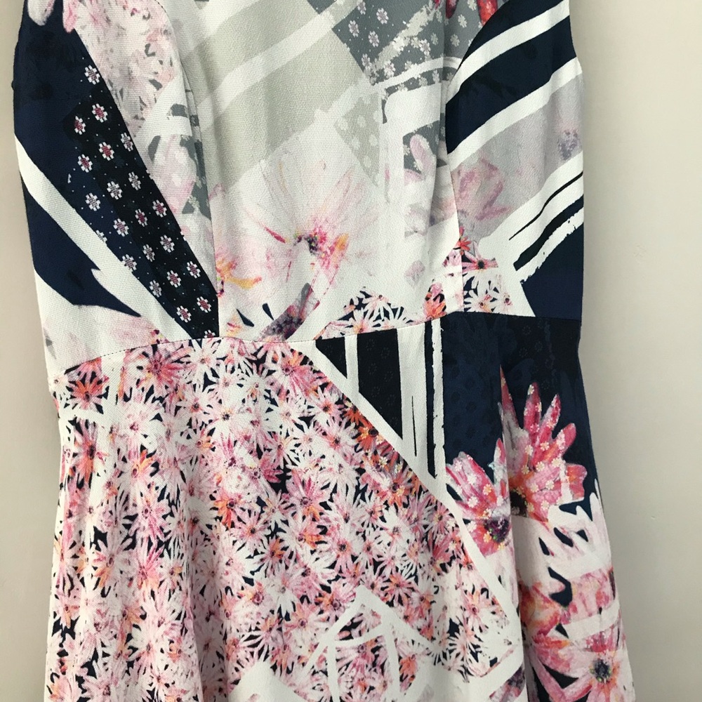 French Connection | Patchwork Floral Skater Dress… - image 7